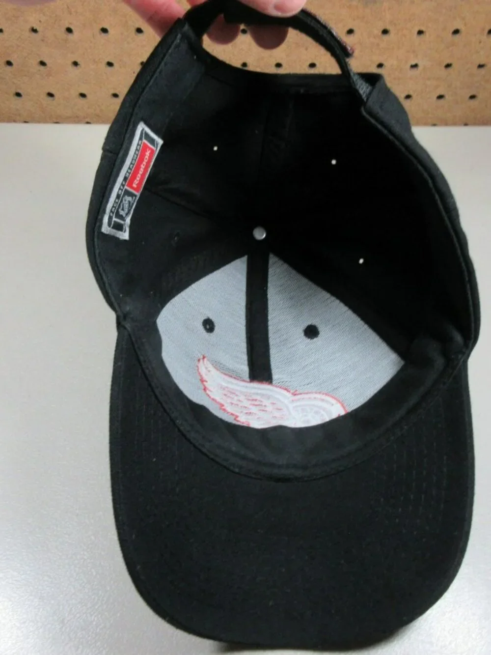 Vintage Y2K Reebok mens Detroit Red Wings strapback NHL hockey hat OS